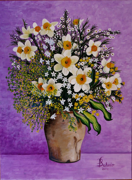 Jarrón con Flores
