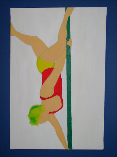 pole dance Acrílico Lienzo Otros