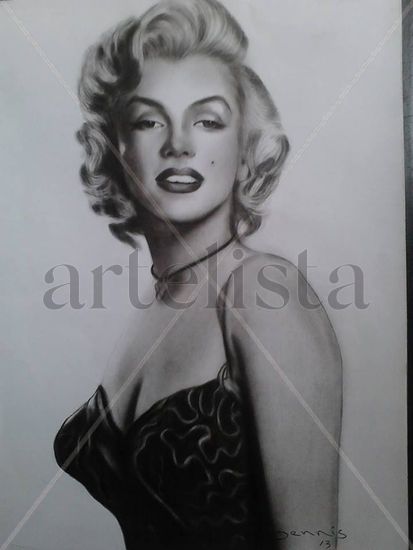 ..marilyn monroe.. Carboncillo