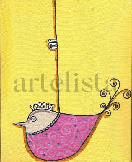 Gallinita KOKO Acrylic Canvas Animals