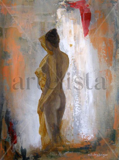 reflejo de la vida Acrílico Lienzo Desnudos