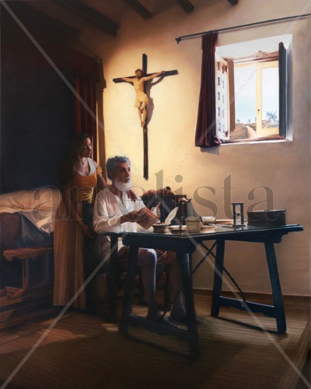 Don Alonso Quijano, Honor y Gloria (180x140cm)