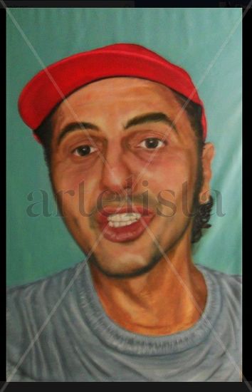 Retrato de Zeca Oil Textile Portrait