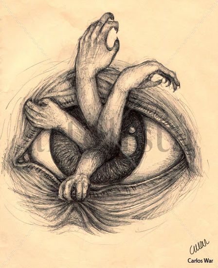 It's where my demons hide Lápiz