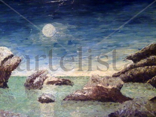 acantilado Oil Canvas Marine Painting