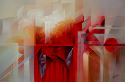 Composión en rojos
