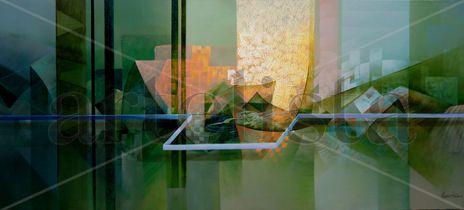 Composicion en verdes