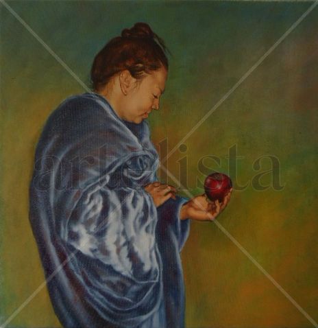 La ragazza con la mela