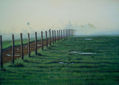 amanecer con niebla