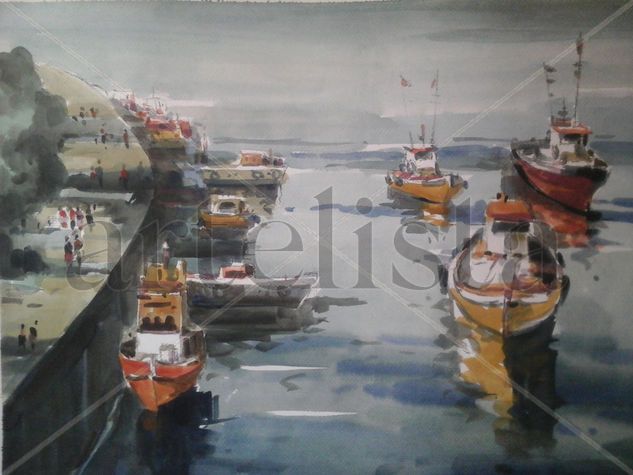 valdivia Watercolour Paper Marine Painting