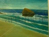 el tapon Oil Canvas Marine Painting