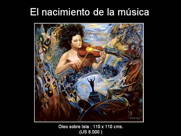 el nacimiento de la musica Oil Canvas Nude Paintings