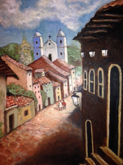 Paisaje de Ouro Preto (Brasil)
