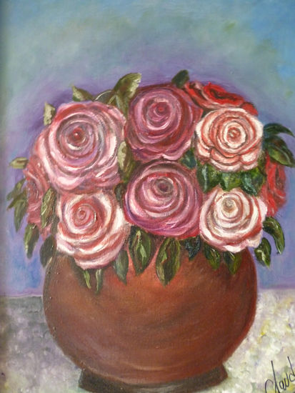 ROSAS Oil Canvas Floral Painting