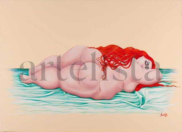 El sueño de Venus Oil Canvas Figure Painting