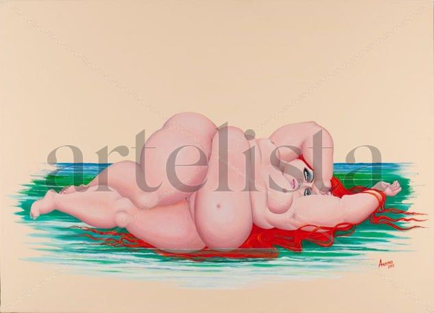 El despertar de Venus Oil Canvas Figure Painting