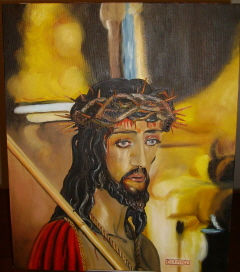 Cristo Oil Canvas Portrait