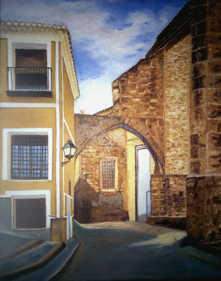Arco de la Asunción. (Hellín) Óleo Lienzo Otros