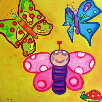 Butterfly Oil Canvas Animals