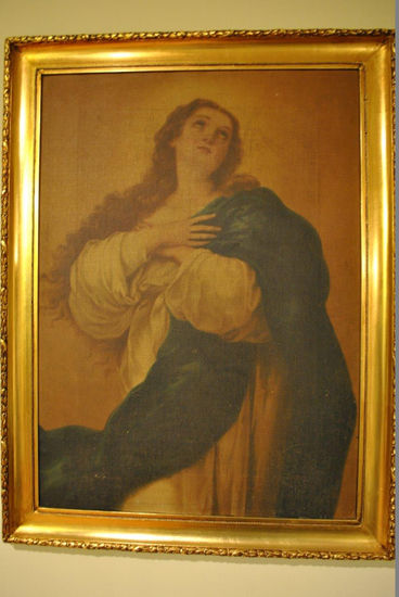 Virgen de la Asunción Oil Canvas Figure Painting