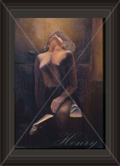 Ansiedad Oil Canvas Figure Painting