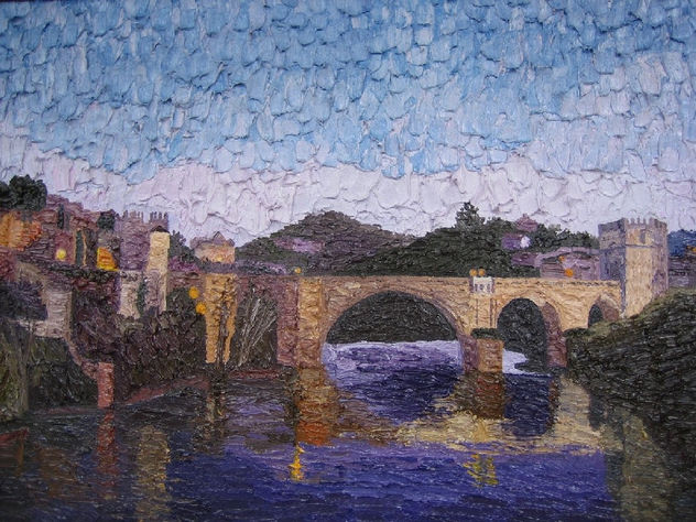 Puente de San Martín de noche