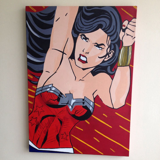 Mujer maravilla Acrylic Canvas Others