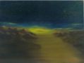 el desierto en la noche