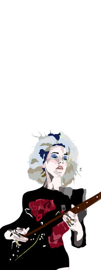 annie clark, copydraw by jlb.. 