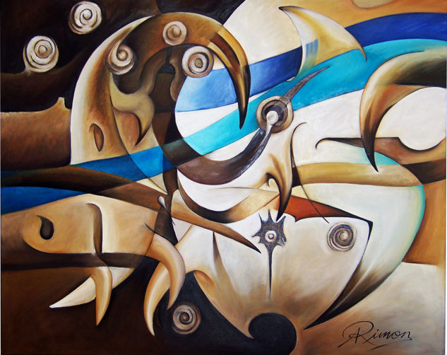 "Rescoldo" - Oleo Oil Canvas Others