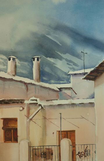 Capileira Watercolour Paper Landscaping