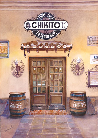 Restaurante Chikito Watercolour Paper Others