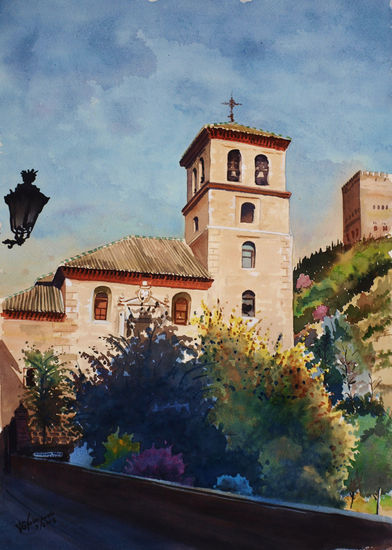 Iglesia de San Pedro Watercolour Paper Others