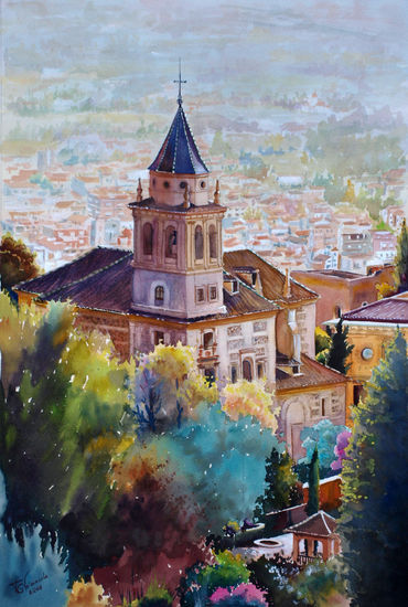 Santa María de la Alhambra Watercolour Paper Others