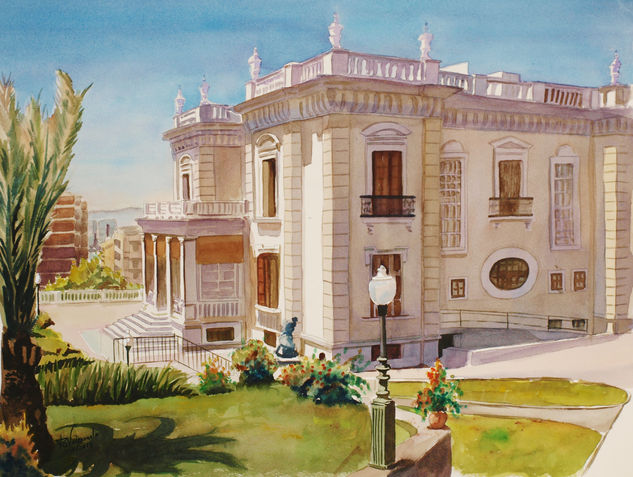 Palacio de Quinta Alegre Watercolour Paper Others