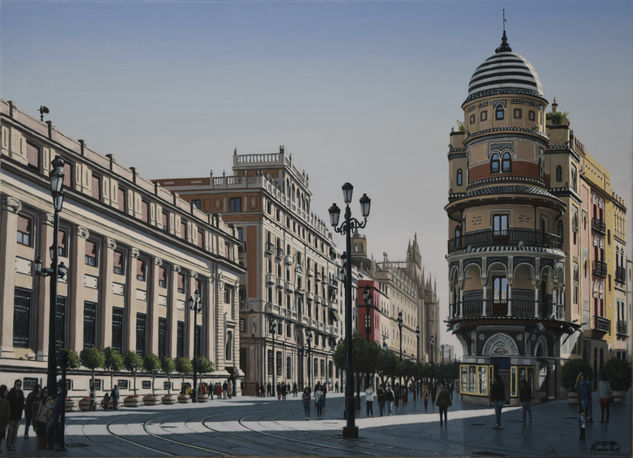 EDIFICIO FILELLA - SEVILLA Oil Canvas Landscaping