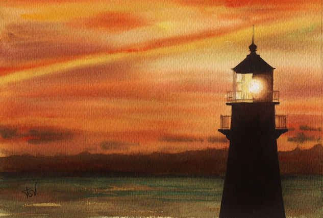 faro Watercolour Paper Marine Painting