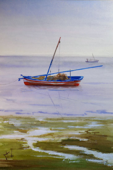 pesquero Watercolour Paper Marine Painting