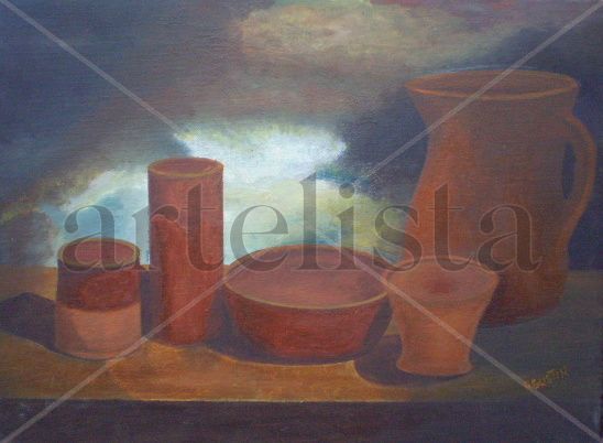 metamorfosi del barro Oil Canvas Still Life Paintings