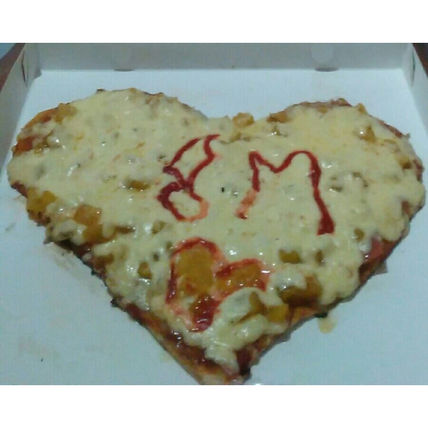 Pizza corazon