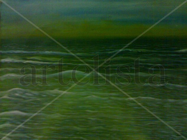 señales en el mar Oil Canvas Marine Painting