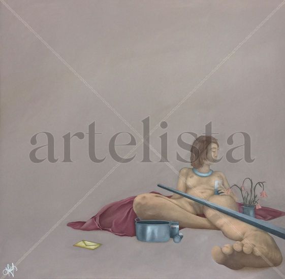 Sus últimas palabras. Oil Canvas Nude Paintings