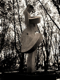 Escultura abstracta...