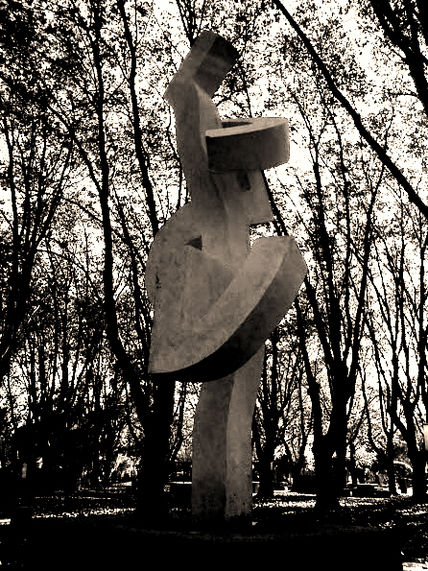 Escultura abstracta...