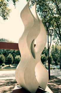 Escultura abstracta...