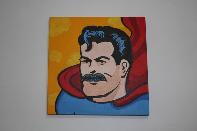 Súper bigote Acrylic Canvas Others