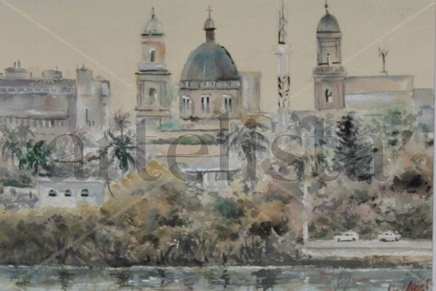 CATEDRAL DE TAMPICO Watercolour Paper Landscaping