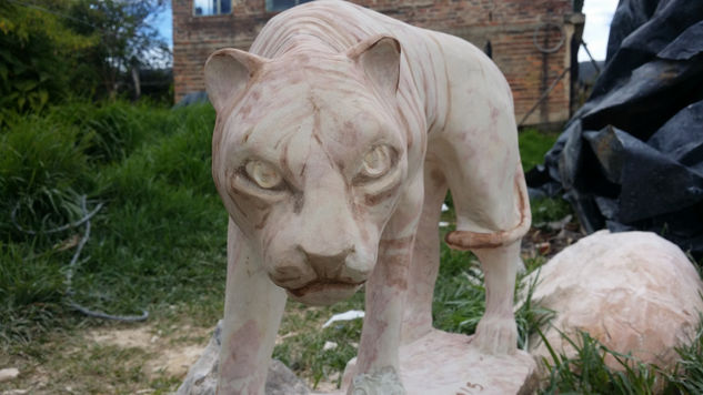 tigre Piedra Figurativa