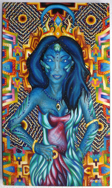 Mujer Azul