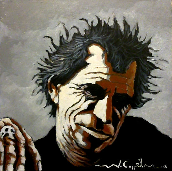 Keith Richards 18 Acrylic Canvas Portrait